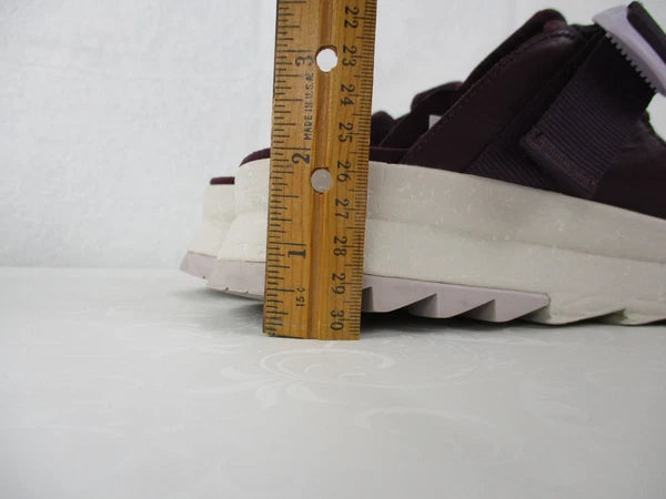 Merrell Alpine Cush Burgundy Sport Platform Slide Sandals size 11, 42